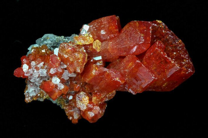 Vibrant Red Vanadinite Crystal - Arizona #69604